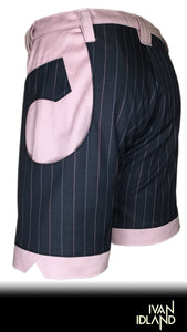 Pink and Black Tuxedo Short